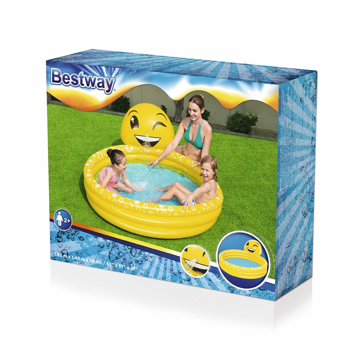Bērnu baseins Bestway 165 x 144 x 69 cm